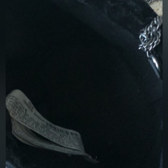 Zara Beaded Safari Velvet Bucket Bag Crossbody Multicoloured Tassels Beaded - Picture 9 of 12